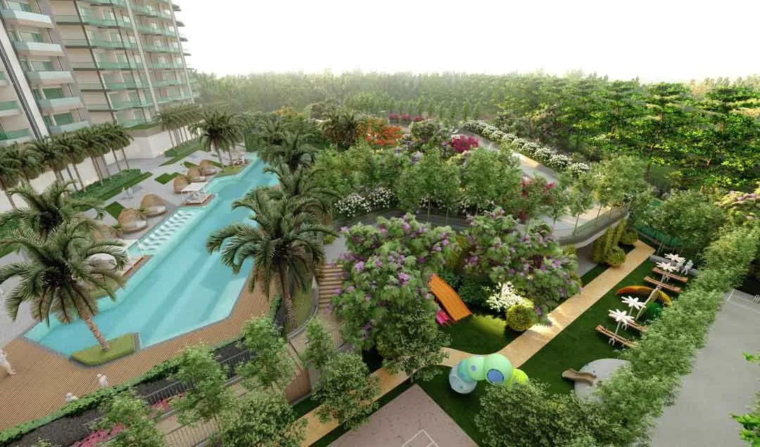NorthWind Sanctuary — Resort Pool & Landscaped Gardens