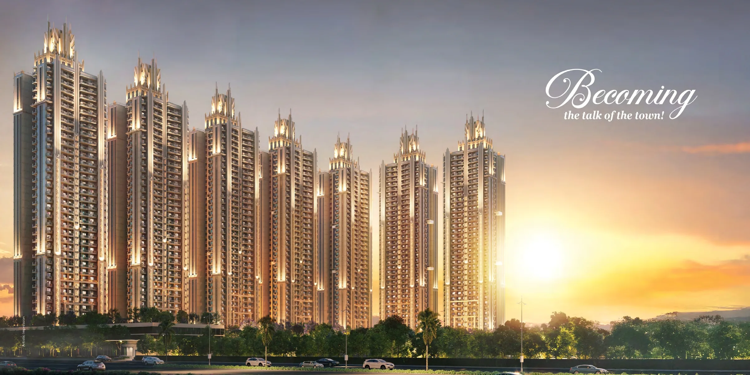 Gaur Chrysalis 2 Tower Elevation