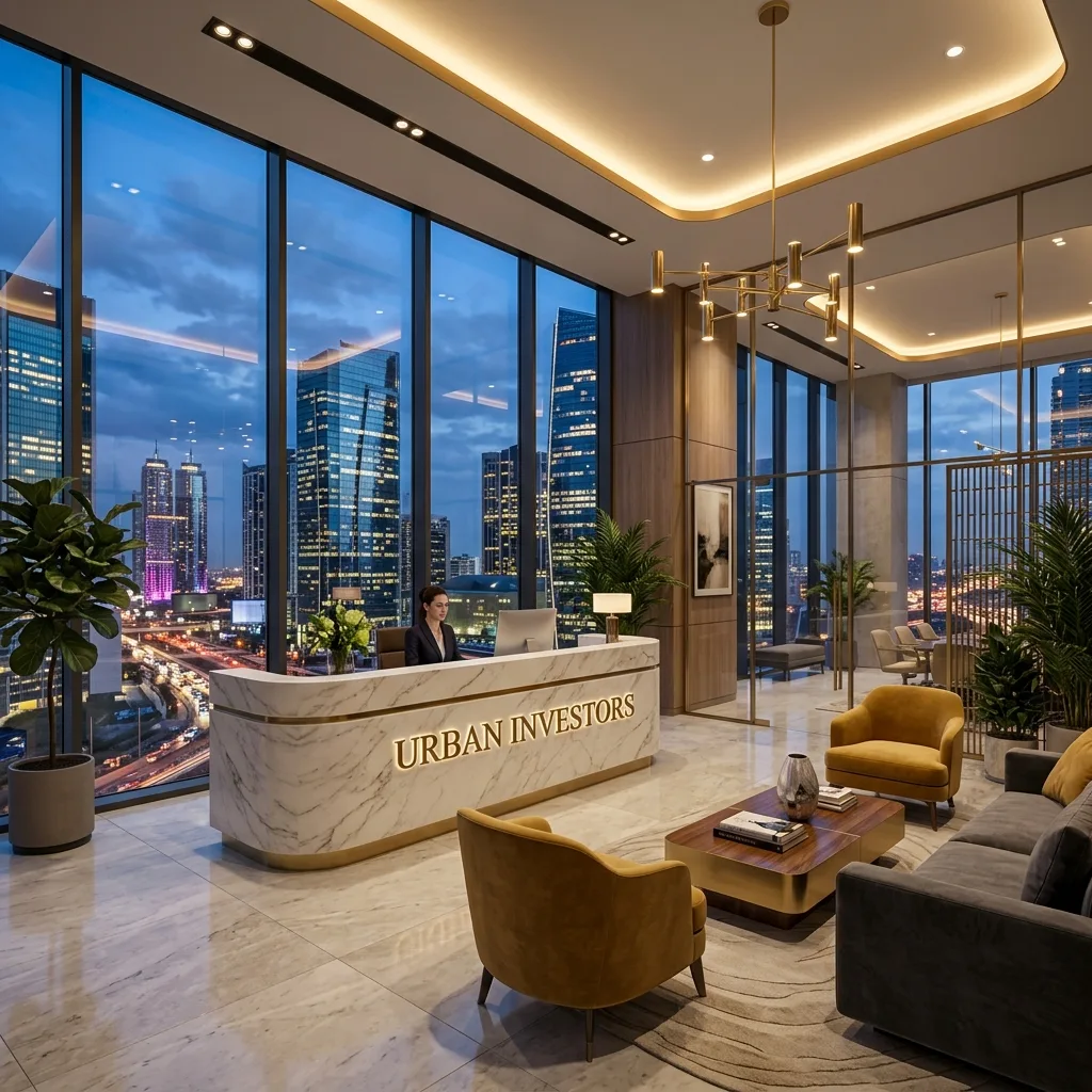 Luxury Real Estate Consultation Lounge