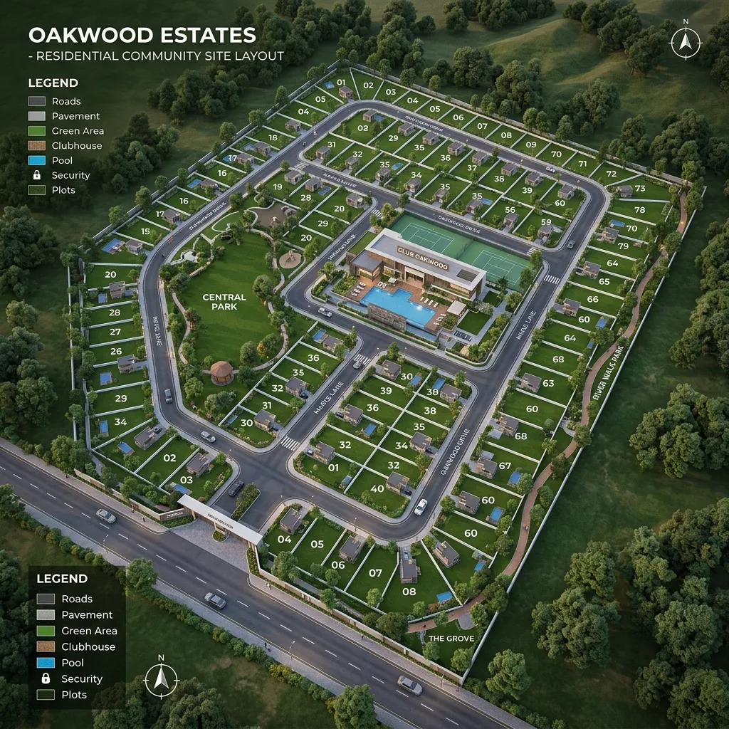 Noida Sector 145 Plots Site Layout